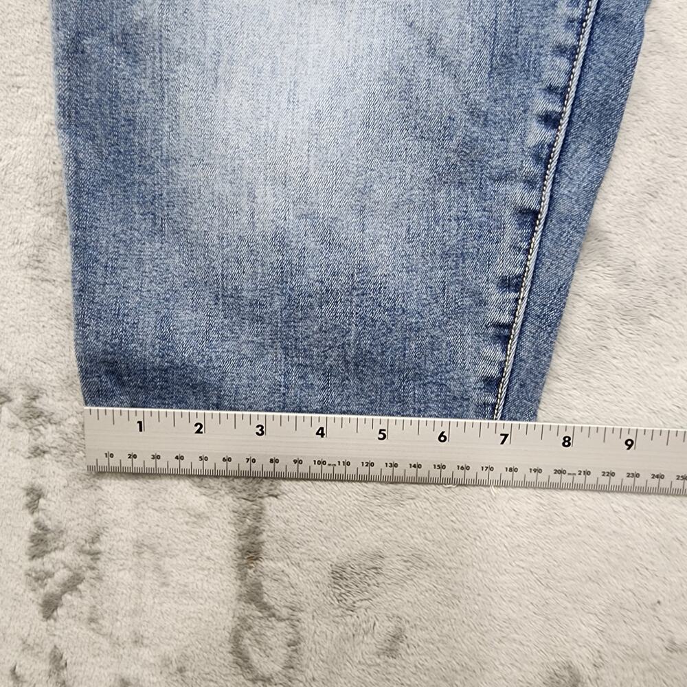 American Rag Shorts Womens 9 Juniors Blue Low Rise Cutoff Bermuda Stretch Denim - Picture 10 of 11
